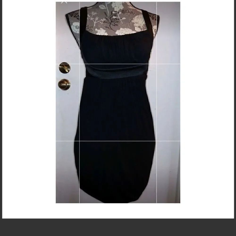 Functional brand black sexy cut out dress